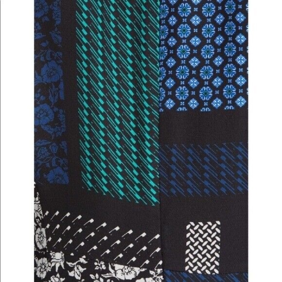 Derek Lam Crosby scarf print fit flare dress - Picture 4 of 12